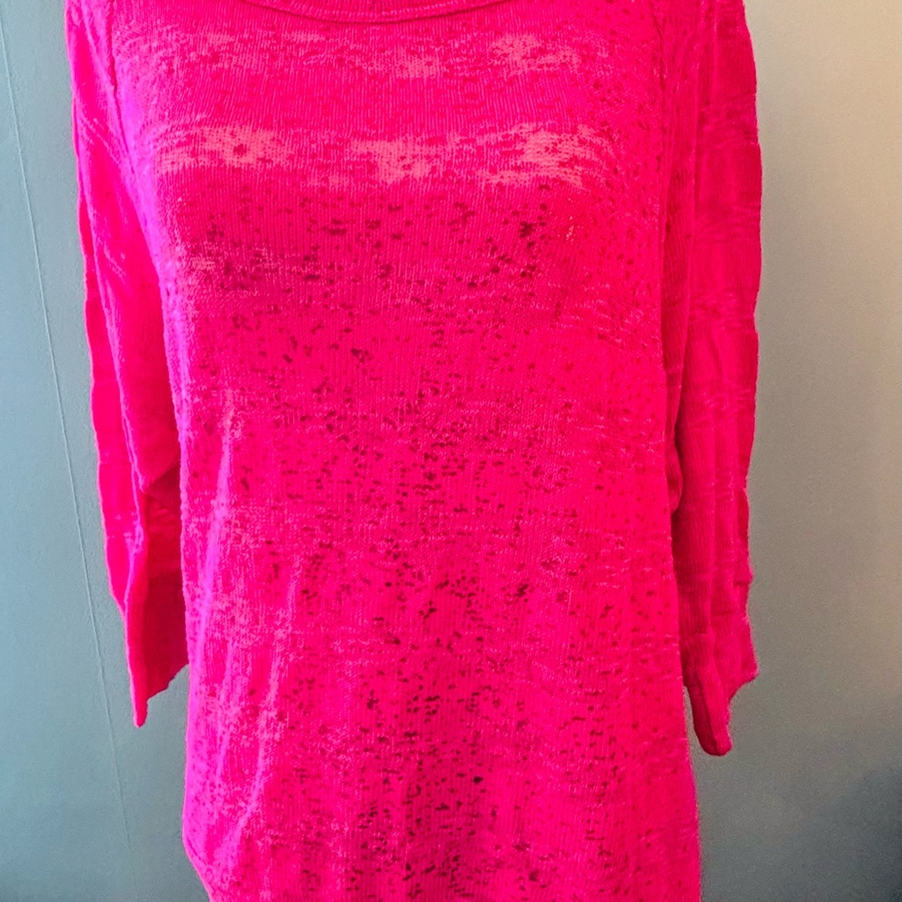 Vibrant Pink Knit Sweater